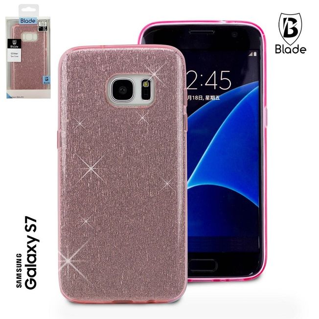 Samsung s7 - Blade Glitter TPU Case rose