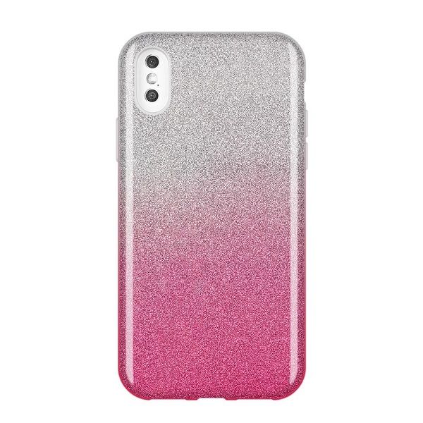 Iphone Xs Max - Wozinsky Glitzer Case rose/ silber