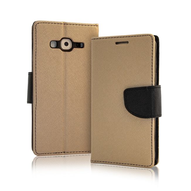 Samsung S8 - Smart Fancy Wallet - gold/ schwarz