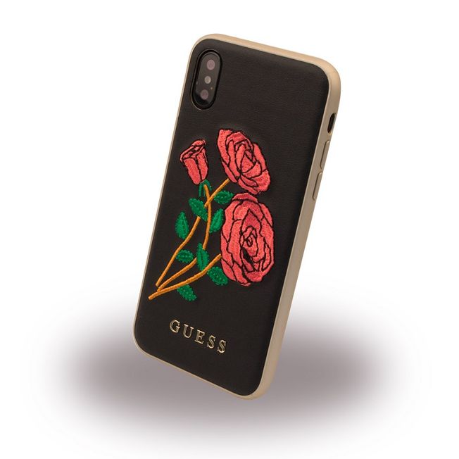 Iphone X - Guess Cover Rose black