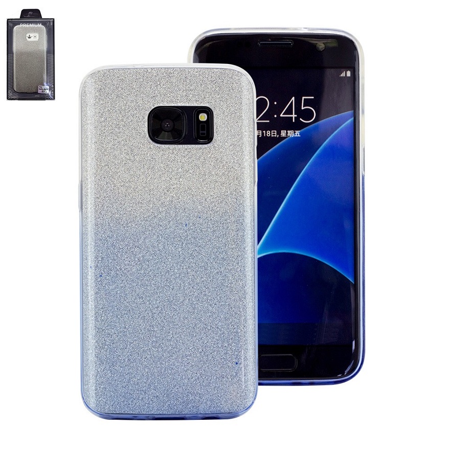 Samsung s7 - Blade Glitter TPU Case blau/silber