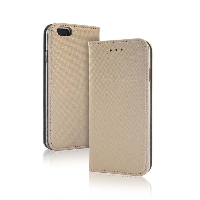 Samsung S7edge - Smart Magnet Wallet - gold