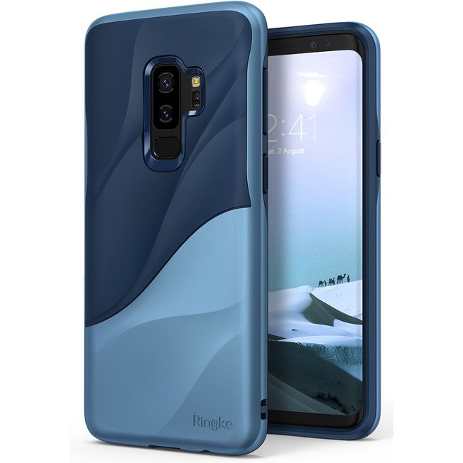 Samsung S9 Ringke Wave Case blau