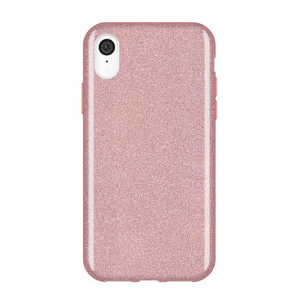 Iphone XR - Wozinsky Glitzer Case rose