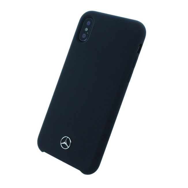 Iphone X Cover - Mercedes Benz - Silicone Fiber