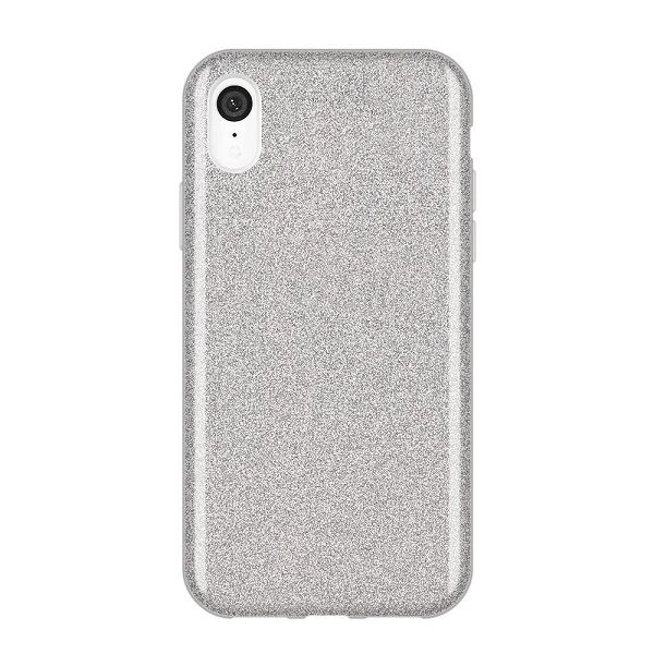Iphone XR - Wozinsky Glitzer Case silber