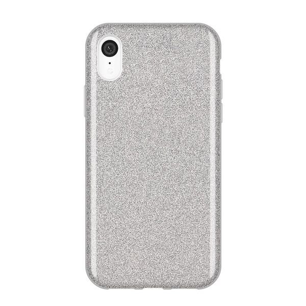 Iphone XR - Wozinsky Glitzer Case silber