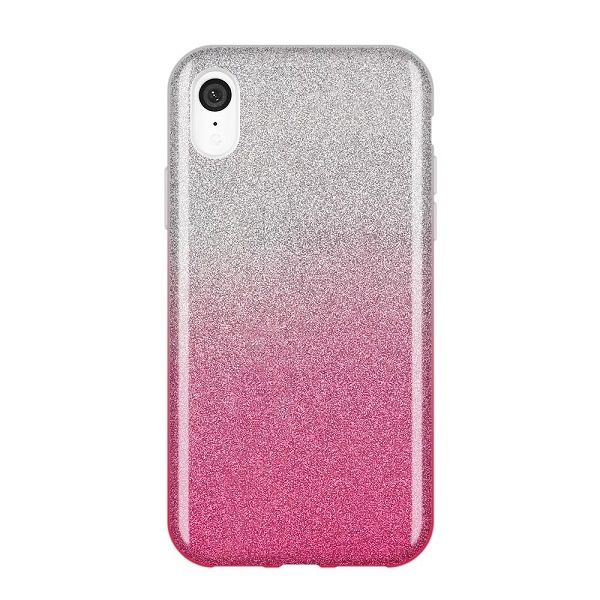 Iphone XR - Wozinsky Glitzer Case rose/ silber