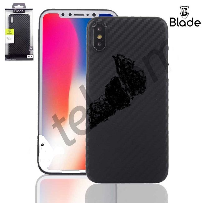 Iphone X/ XS - Carbon Cover black