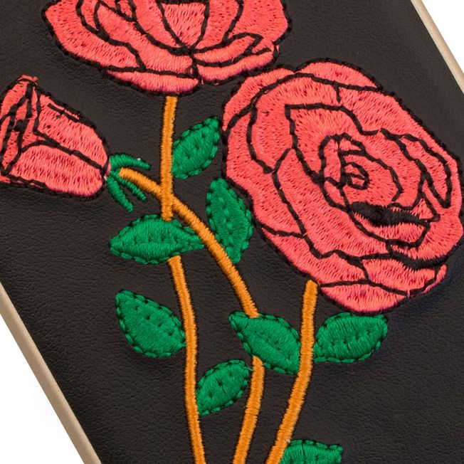 Iphone X - Guess Cover Rose black