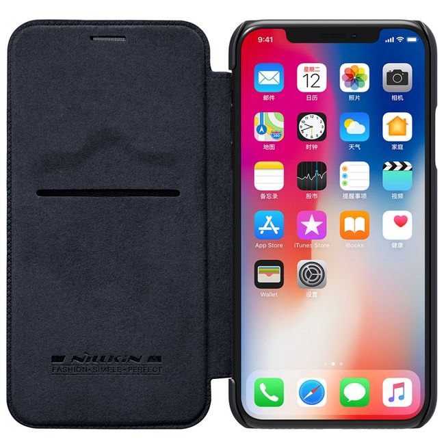 Iphone X Wallet black Nilkin