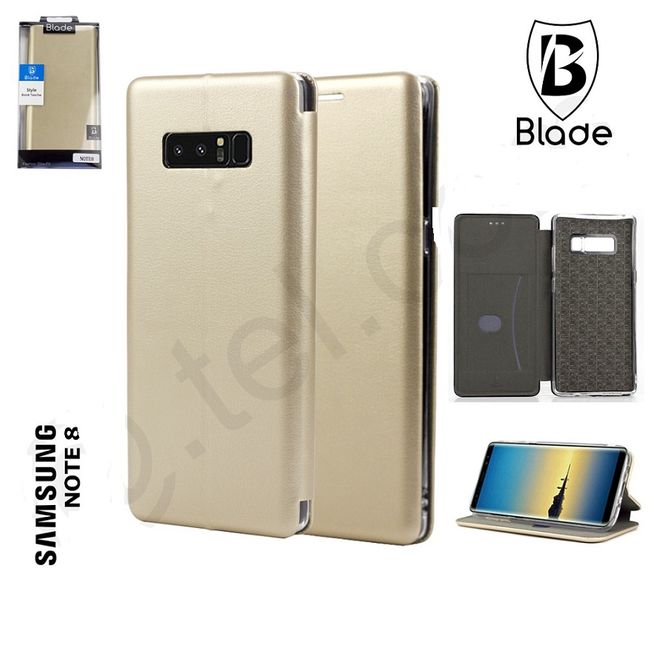 Samsung Note 8 - Blade Wallet gold