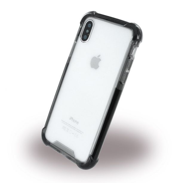 Iphone X - Case transparent/ black