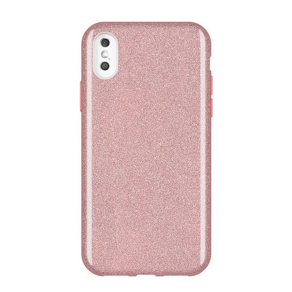 Iphone Xs Max - Wozinsky Glitzer Case rose